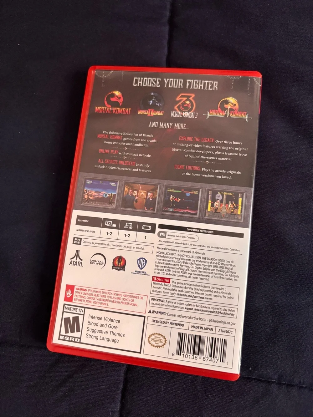 Mortal Kombat Legacy Kollection - Nintendo Switch 2.